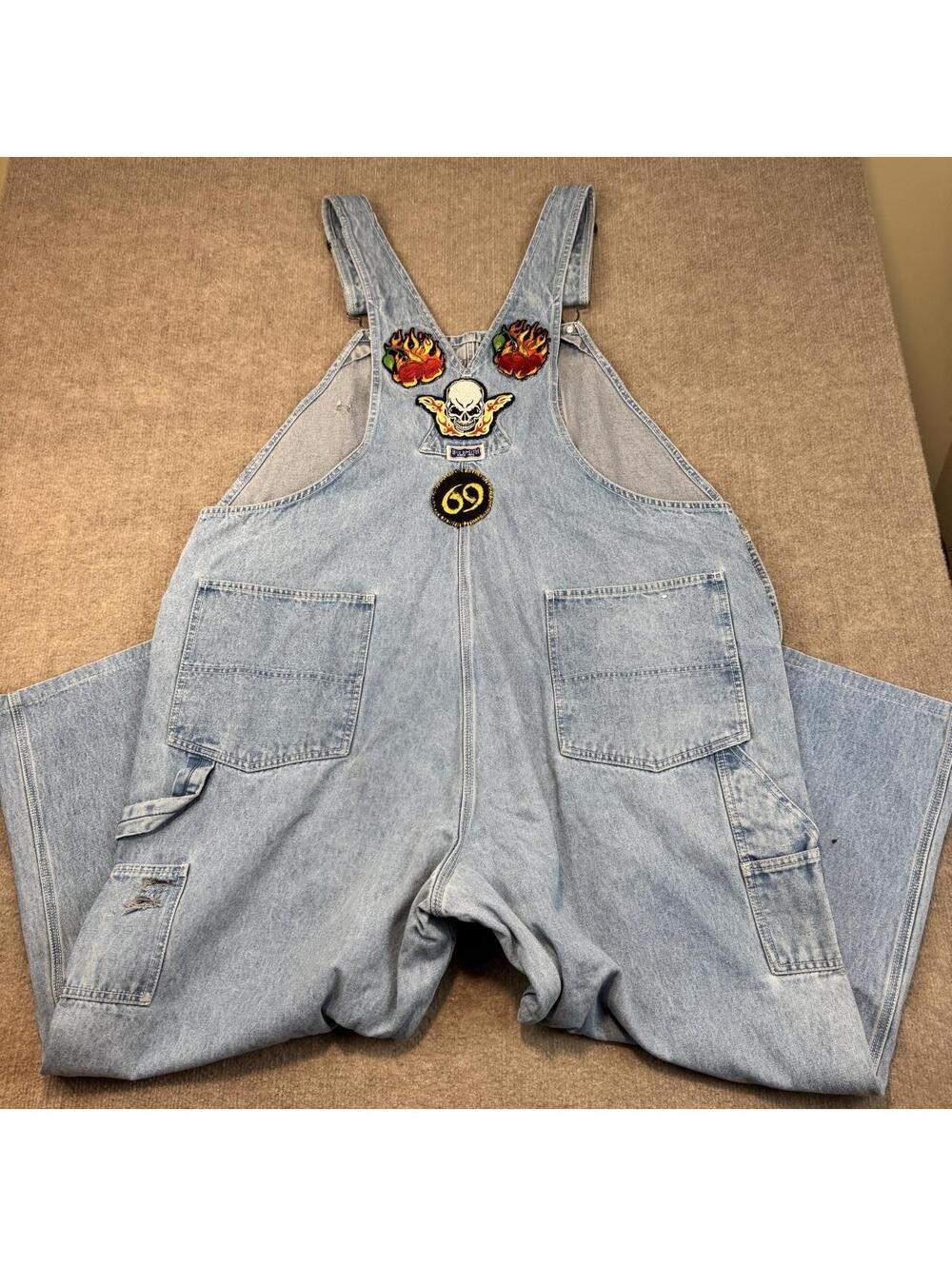Big Smith Men's Blue Dungarees-overall